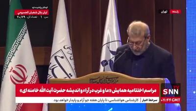  لاریجانی خطاب به دشمنان ایران: به شما چه ربطی دارد که درباره برد موشک‌های ایرانی نظر می‌دهید؟