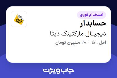  استخدام حسابدار در دیجیتال مارکتینگ دیتا