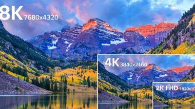  تفاوت تلویزیون های  نسل جدید  4K  و 8K - مردم سالاری آنلاین