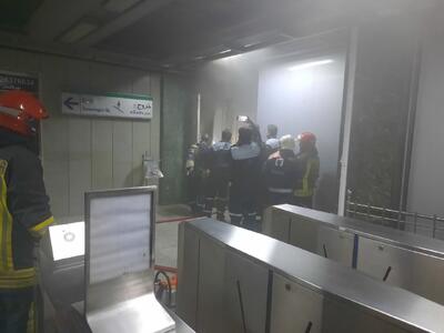  کافی نیا: حادثه در قطار شهری مشهد؛ دود در ایستگاه شریعتی تحت کنترل است