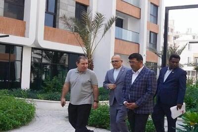  بازدید مدیران ارشد بانک مسکن از پروژه ۱۷۰ واحدی «هسا» کیش
