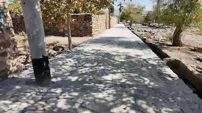  قنبریان: ۱۴ هزار مترمربع معابر روستایی بخش آسفیچ بهسازی و آسفالت شد