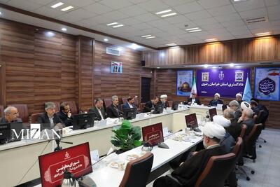  مسئولان قضایی خراسان رضوی بر کنترل ورودی و کاهش موجودی پرونده‌ها تأکید کردند