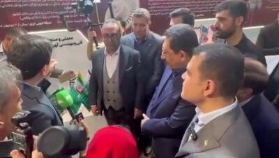  ویدیو / بازدید وزیر صمت و معاون علمی رئیس‌جمهور، از دستاورد بومی‌سازی گهرزمین در نمایشگاه «فرایران»
