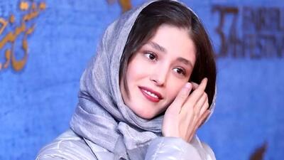  استایل جنجالی و چهره برافروخته فرشته حسینی در پشت صحنه!