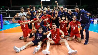  تیم ملی والیبال ایران فینالیست شد