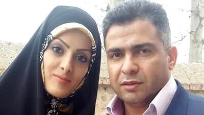  فیلم ضجه های جگرسوز همسر چادری بیت الله عباسپور، کوه عضله و اسطوره پرورش اندام ایران در مراسم تشییع ...