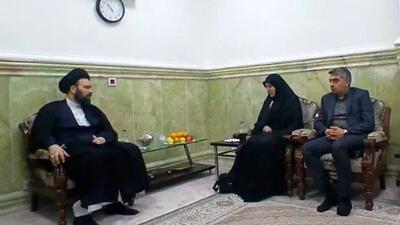  دیدار مشاور رئیس‌جمهور با سید علی خمینی در قم