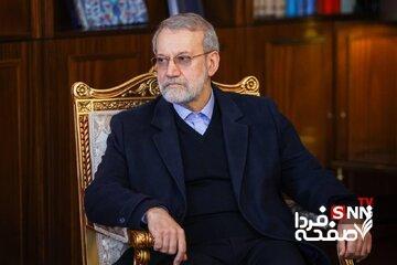 واکنش علی لاریجانی به ادعاها درباره دریافت پیام مذاکره از سوی آمریکا