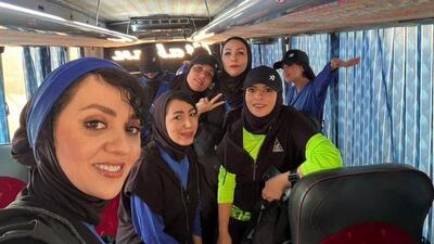  کاپیتانی مرجانه گلچین در مسابقات فوتبال زنان + عکس