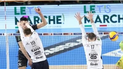  صدرنشینی یاران پوریا حسین خانزاده در لیگ والیبال ایتالیا/ درخشش نیکولوف