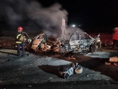  تصادف مرگبار در محور دهاقان_بروجن