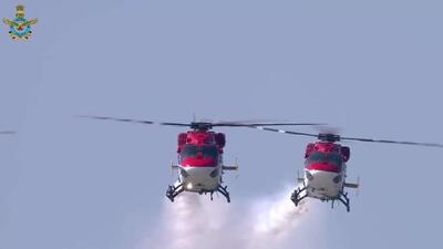  نیروی هوایی هند به مناسبت 93 مین سالگرد تأسیس خود، یک نمایش هوایی برگزار کرد