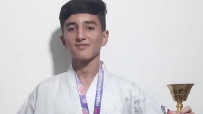  درخشش ورزشکار هوراندی در مسابقات کشوری کاراته