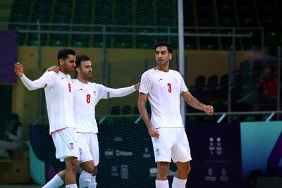  قهرمانی مقتدرانه فوتسال ایران