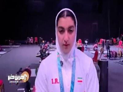  سید زهرا حسینی: دو رقیب سرسخت داشتم، ولی با خدا کمک توانستم مدال برنز را بگیرم