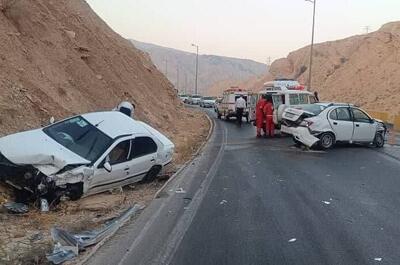  تصادف در محور دالکی - کنارتخته ۲ مصدوم داشت