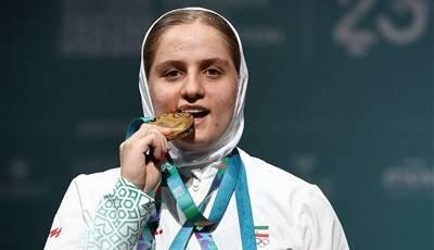  دستیابی بهشتی به یک مدال طلا و 2 برنز مسابقات وزنه‌برداری بانوان