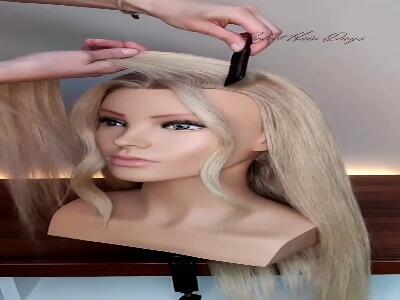  شینیون زیبا و بدون دردسر!