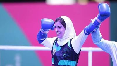  بانوی موی‌تای ایران نماینده قرقیزستان را مقتدرانه شکست داد