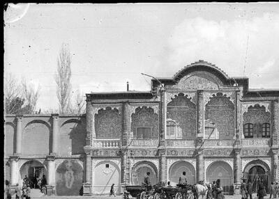  نخستین بانک، ‏بانک شاهی ایران در میدان توپخانه(عکس)