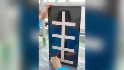  آزمون کیفیت جالب تلویزیون هوشمند قابل حمل (فیلم)