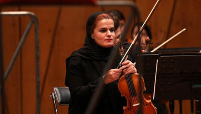  خط‌شکنی رهبری یک زن در ارکستر تهران