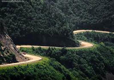  چالوس در مه غلیظ آلودگی ناپدید شد