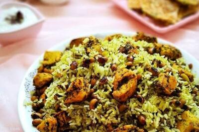  طرز تهیه پلو شوشتری با فیله مرغ؛ خوشمزه و مجلسی