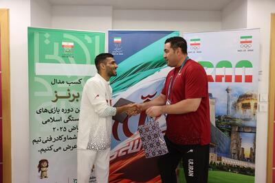  پاداش دانیال شه‌بخش در دهکده بازی‌های کشور‌های اسلامی اهدا شد