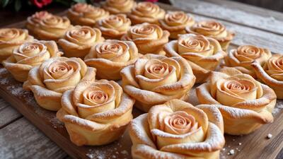  طرز تهیه اشتروسل گل رز در ۱۵ دقیقه! برای یک هفته کامل نرم میماند