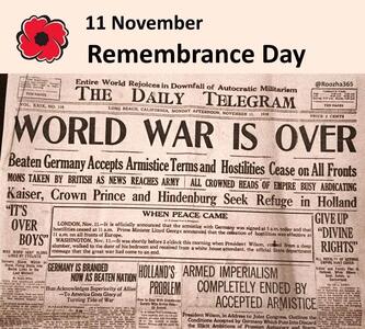  ۱۱ نوامبر روز یادبود است