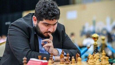  پرهام مقصودلو با مهره سیاه به تساوی رسید
