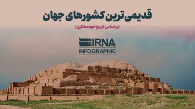  اینفوگرافیک/ قدیمی‌ترین کشورهای جهان