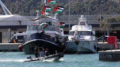  تلاش صهیونیست‌ها برای مصادره کشتی‌های کاروان صمود