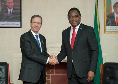  سفر رئیس رژیم صهیونیستی به زامبیا / تلاش رژیم صهیونیستی برای افزایش نفوذ در آفریقا