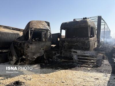  سوختگی بیش از ۹۰ درصدی مصدومان حادثه انفجار تانکر سوخت در یزد