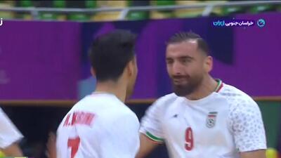  گل دوم تیم ملی فوتسال ایران به مراکش (مهدی کریمی)