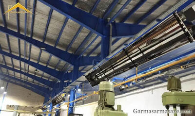  گرمایش سوله‌های صنعتی با هیتر تابشی