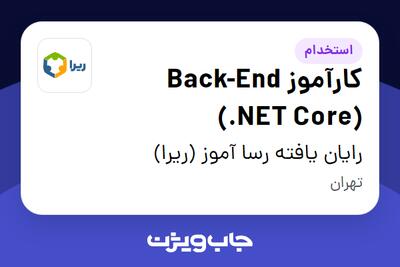  استخدام کارآموز Back-End (.NET Core) در رایان یافته رسا آموز (ریرا)