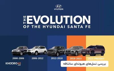  بررسی نسل های هیوندای سانتافه