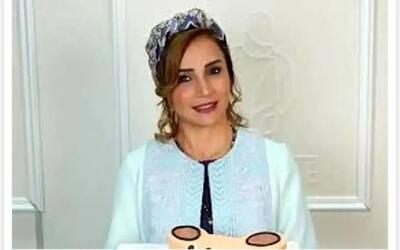  شبنم قلی‌خانی کیک تولد دوران کودکی خود را با دخترش پخت/ ویدئو