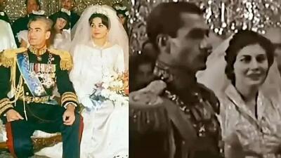  فیلم عروسی / ثریا زن دوم شاه درباره شب عروسی‌اش؛ شاه مرتب دستم را میفشرد و در گوشم حرف میزد ...خوابم می آمد اما ... / مردان سفید مو وقتی کنار شاه بودم ....