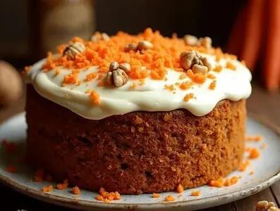  طرز تهیه کیک هویج و گردو ؛کیک پاییزی با دارچین و گردو