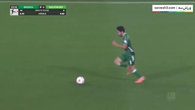  خلاصه بازی وردربرمن مقابل ولفسبورگ را ببینید+ ویدئو