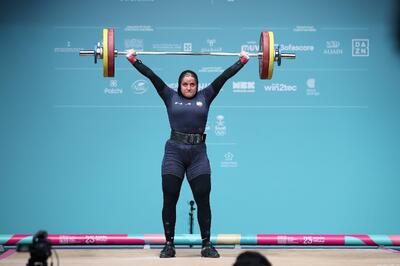  دختر وزنه بردار ایران در دوضرب طلایی شد