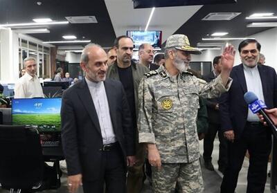  رئیس ستادکل نیروهای مسلح از سازمان صدا و سیما بازدید کرد - تسنیم