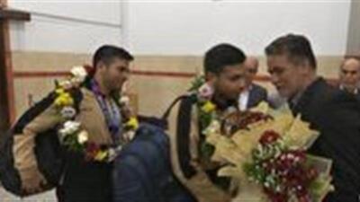  استقبال از نایب‌قهرمانان جهانی جودو در فرودگاه بین‌المللی یزد