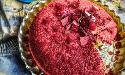  طرز تهیه چغندر پلو دامغانی؛ غذایی رنگی و مقوی