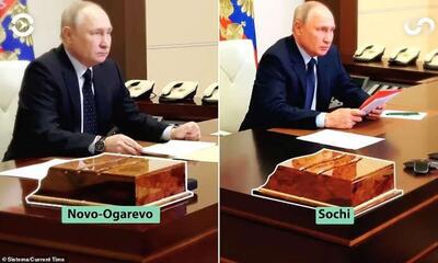  لو‌رفتن 2 دفتر مخفی پوتین(+عکس)